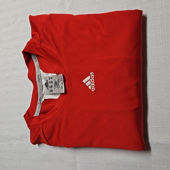 Adidas originaL Short sleeves men's small clima365 red jersey, mint VTG shape - Picture 13 of 13